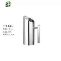 冷水壶家用加厚不锈钢水扎壶餐厅饭店凉水壶家用果汁壶水瓶大容量 FENGHOU 直身水扎1.5L