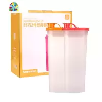 纤巧壶冷水壶塑料带滤格果汁酵素大容量(颜色随机) FENGHOU 纤巧壶2Lx2(颜色随机)凉水壶
