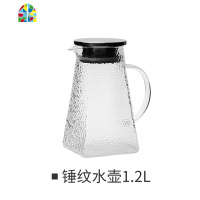 追月与白冷水壶玻璃可高温家用泡茶套装大容量凉水壶水杯白开水壶 FENGHOU 榉木托盘大可放1壶4杯