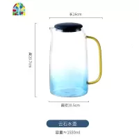 凉水壶套装家用玻璃 可高温果汁罐冷水壶大容量创意客厅凉水杯 FENGHOU 冷水壶