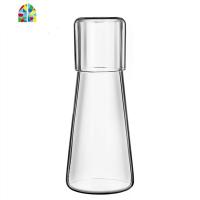 玻璃一人饮凉水壶家用大容量装果汁凉白开水杯耐热扎壶可高温冷水 FENGHOU B款