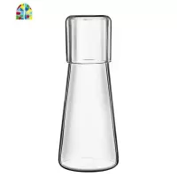 玻璃一人饮凉水壶家用大容量装果汁凉白开水杯耐热扎壶可高温冷水 FENGHOU B款