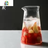 玻璃冷水壶家用耐热高温果汁壶加厚锤纹白开凉水壶花茶壶套装水杯 FENGHOU 单杯