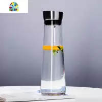 北欧创意玻璃冷水壶大容量凉白开水杯家用扎壶柠檬果汁凉水壶 FENGHOU 小蛮腰冷水壶+2个玻璃杯