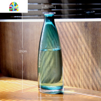 人工 吹制彩色玻璃凉水瓶 时尚炫酷凉水壶 果汁壶 FENGHOU 白色透明水杯六只