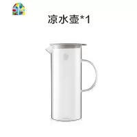 玻璃可高温防爆家用冷水壶凉白开水杯泡柠檬水壶大容量套装 FENGHOU 泡茶杯350ML*1凉水壶