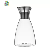 冷水壶玻璃凉水壶 可高温防爆家用大容量过滤茶壶 FENGHOU 1500ml