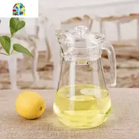 家用无铅玻璃冷水壶凉水壶果汁饮料壶大容量玻璃壶耐热泡茶水杯套 FENGHOU 6只高八角杯+鸭嘴壶(送杯刷)