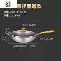 金边不粘锅家用铸铁炒菜锅平底电磁炉煤气灶专用无油烟 FENGHOU 32cm直径普通款煎锅