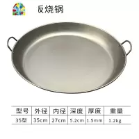 平底锅大号商用60cm不粘炸油条平底锅煤气灶专用铸铁平底锅工艺 FENGHOU 36cm凹凸烙锅