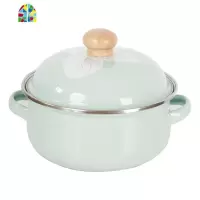 厨记珐琅搪瓷密封碗沙拉碗汤碗汤盆保鲜盒汤盆ins风西红柿汤锅 FENGHOU 红色番茄款