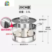五层304不锈钢煲汤炖锅煮面粥锅汤锅物理不粘双层蒸锅 FENGHOU 28cm汤锅钢盖子送28蒸片