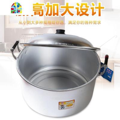 金喜铝锅老式家用加厚汤锅大容量加深烧水锅商用煮水锅纯铝制锑锅 FENGHOU 32CM加高加厚铝汤锅12升