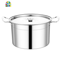 夏。带盖不锈钢汤锅 家用汤桶 煮面小锅煲电磁炉锅 猪油罐带盖 FENGHOU 26cm双耳带盖调料罐+配套漏勺