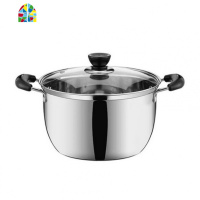 16/18/20/22/24/26炖汤锅奶锅火锅蒸锅电磁炉煤气炉 FENGHOU 22CM单底加厚款[周年价]