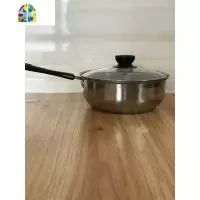 不锈钢奶锅不粘锅汤锅迷你小锅泡面辅食锅煮热牛奶锅电磁炉 FENGHOU 16cm奶锅.