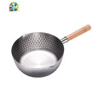 日式雪平锅不锈钢牛奶锅辅食热汤电磁炉煮泡面锅家用 FENGHOU 中号(直径20cm)