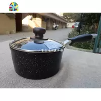 18cm/奶锅不粘锅加厚煎煮热牛奶家用煮面燃气电磁炉通 FENGHOU 18cm铝合金奶锅+蒸格