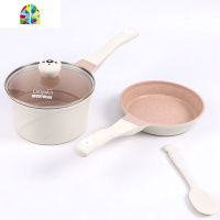 又妈优选 didnika迪迪尼卡乖乖熊辅食锅小奶锅蒸煎煮一体宝宝婴儿 FENGHOU 粉色