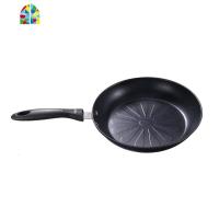 不粘煎蛋平底锅煎烙饼无油烟煎锅电磁炉煎蛋饺锅班戟锅汉堡机 FENGHOU 30cm黑色带盖子