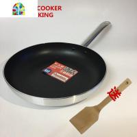 酒店煎盘不沾煎锅不粘锅无油烟锅28 30 32 40CM平底煎锅 FENGHOU 26CM钢柄煎锅无盖(送木铲)
