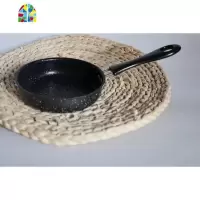 小不粘锅煎蛋迷你平底锅无油烟铸铁锅烙饼电磁炉小炒锅燃气炉 FENGHOU (锅口直径20cM)送竹铲+海绵布
