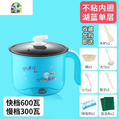 多功能电蒸锅不锈钢大容量双层电蒸笼锅家用电汤锅电热蒸锅蒸菜锅 FENGHOU 粉紫1.8调节送七套带柄钢蒸笼
