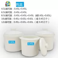 电炖煲不锈钢锅陶瓷隔水炖汤煲汤粥锅商用家用全自动炖柠檬 FENGHOU 单功能6升(无炖盅)