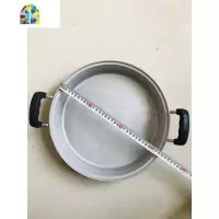 铝锅老式家用加厚纯手工铸铝煎锅吕烙饼锅大号煎铝制铝平底锅 FENGHOU 口径32公分加厚重3斤不带盖