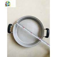 铝锅老式家用加厚纯手工铸铝煎锅吕烙饼锅大号煎铝制铝平底锅 FENGHOU 口径32公分加厚重3斤带盖