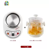 家用迷你煲汤养生全自动隔水炖盅玻璃银耳桃胶燕窝专用电炖锅 FENGHOU 陶瓷炖锅+内胆(不含加热炉)