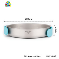 户外纯钛野营套锅汤锅具煎盘便携2-4人团队多功能组合锅炊具 FENGHOU TA8501-2单个小汤锅(含盖)
