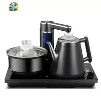 全自动上水电热烧水壶抽水茶台电磁炉泡茶功夫茶具烧水壶套装 FENGHOU 37*20黑色接桶装水