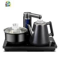 全自动上水电热烧水壶抽水茶台电磁炉泡茶功夫茶具烧水壶套装 FENGHOU 37*20黑色接桶装水遥控款