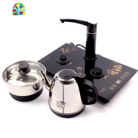 37x23全自动上水壶电热烧水壶家用茶台抽水茶桌嵌入式电热炉 FENGHOU 全自动黑色37*23cm(不锈钢壶锅)