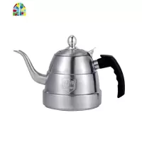 电磁炉专用平底烧水壶不锈钢茶壶 单个小水壶 泡茶壶家用功夫茶壶 FENGHOU E款金沙壶[单壶]