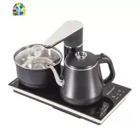 全自动上水电热烧水壶茶台一体功夫茶具套装家用泡茶专用抽水磁炉 FENGHOU 香槟金