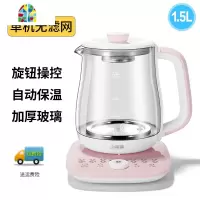养生壶mini一人家用全玻璃一体多功能办公室小型电热烧水壶恒保温 FENGHOU 灰色[带滤网]