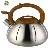 家用不锈钢烧水壶3L4L鸣音壶鸣笛煲茶壶加厚开水壶燃气电磁炉 FENGHOU 2.5L加厚