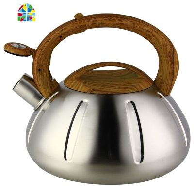 家用不锈钢烧水壶3L4L鸣音壶鸣笛煲茶壶加厚开水壶燃气电磁炉 FENGHOU 3L普通
