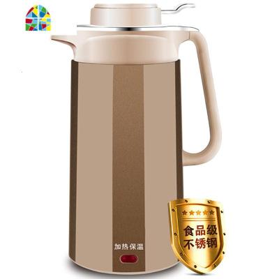 食品级不锈钢家用烧水壶自动保温一体防烫电水壶大容量泡茶热水壶 FENGHOU 2.5L香槟金