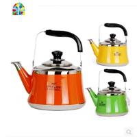 鸣音加厚大容量不锈钢304烧水壶煤气燃气彩色水壶电磁炉4L5L FENGHOU 2L绿色