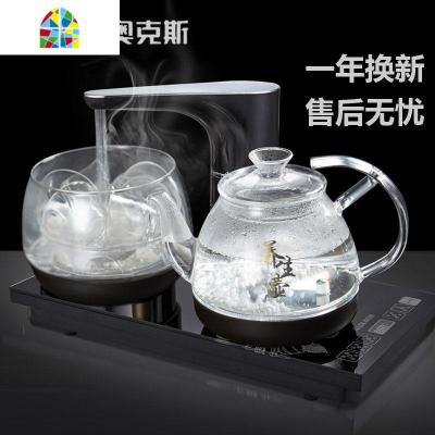 10B22全自动上水电热水壶烧水泡茶壶玻璃茶具套装 FENGHOU 玻璃