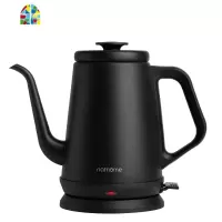 北欧欧慕烧水壶家用自动断电泡茶专用热水壶电茶壶手冲咖啡手冲壶 FENGHOU 白色北欧欧慕NSH1810手冲壶单壶