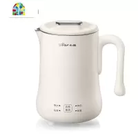 小熊电热烧水壶家用便携式小型自动保温一体小容量恒温 ZDH-A06H1 FENGHOU 浅黄色