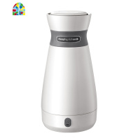 摩飞便携式烧水壶旅行宿舍学生保温一体杯煮水器家用小型电热水壶 FENGHOU MR6090蓝白色