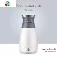 摩飞便携式电水壶魔飞小型家用一体全自动不锈钢旅行电烧水壶宿舍 FENGHOU 灰白色