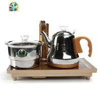 防烫全自动上水电热烧水壶自动加水茶具不锈钢智能家用电磁泡茶炉 FENGHOU 黑色37×20全自动老黑