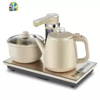 自动抽水烧水壶全自动上水电热水壶功夫茶电磁炉茶具一体烧茶器 FENGHOU 黑色