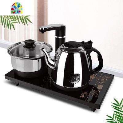 电磁炉茶具全自动上水壶电热烧水壶家用抽水泡茶炉器专用一体茶台 FENGHOU 4全自动黑色
